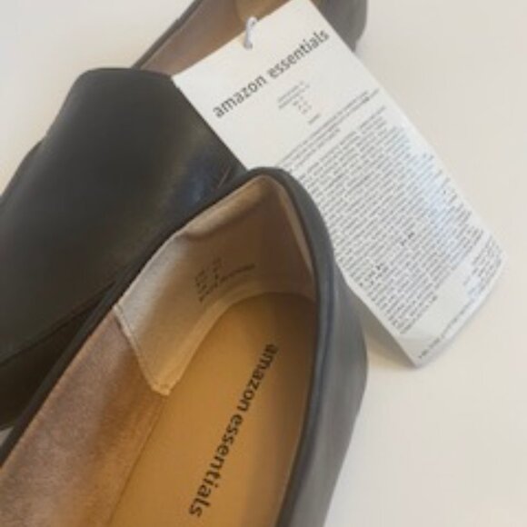Essentials Women's‎ Flat Loafers, Slip-on, Black, 10, New - Picture 5 of 8